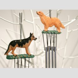 Dyrefigur Hund - Vindspil Uroer - Vindklokker Med Dyrefigurer - 20cm