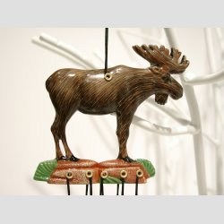 Dyrefigurer - Vindspil Uro - Vindklokker Med Dyrefigurer - 20cm