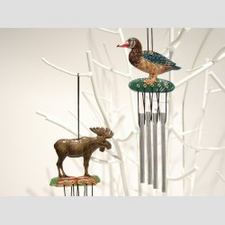 Dyrefigurer - Vindspil Uro - Vindklokker Med Dyrefigurer - 20cm