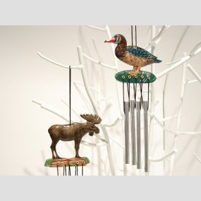 Dyrefigurer - Vindspil Uro - Vindklokker Med Dyrefigurer - 20cm