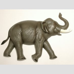 Dyrefigur - Elefant Plast Vg Plaque - Gr Elefant - 45cm