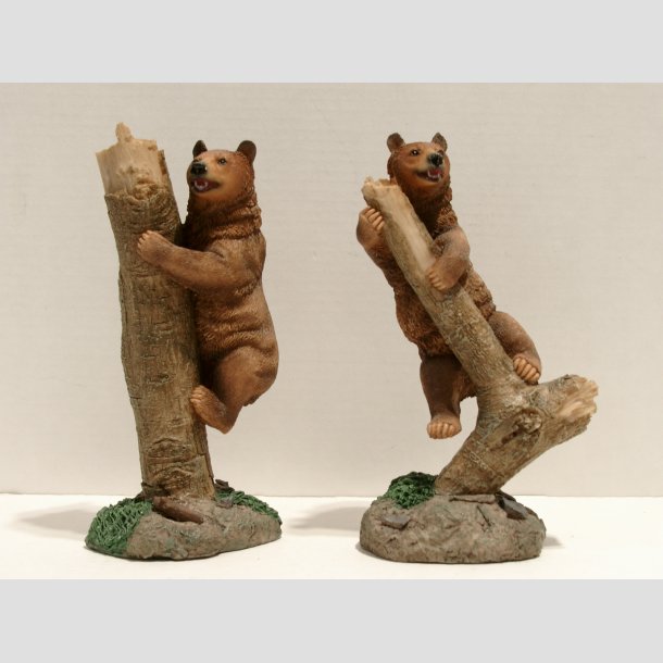 Brune Bjrne Kravlende p Trstup - 15cm