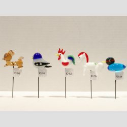 Glasfigur - Nadel Glasfiguren - 6-8cm