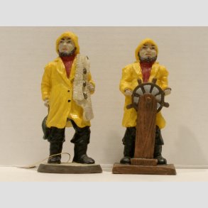 Fisker i Gult Fisker Tj - 9cm