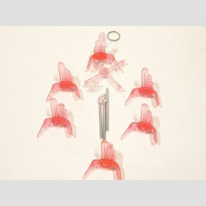 Vindspil Uro - Uro Med Rd Kolibri - Stor 45cm