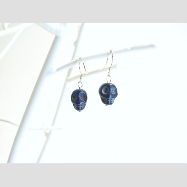 reringe - Skull - 12 Forskellige Farver - 3cm (perle 1cm) Bl&aring;