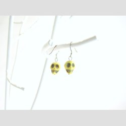 reringe - Skull - 12 Forskellige Farver - 3cm (perle 1cm)