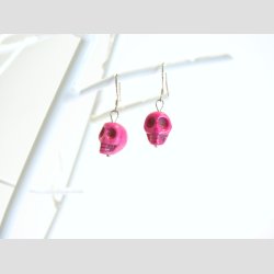 reringe - Skull - 12 Forskellige Farver - 3cm (perle 1cm)