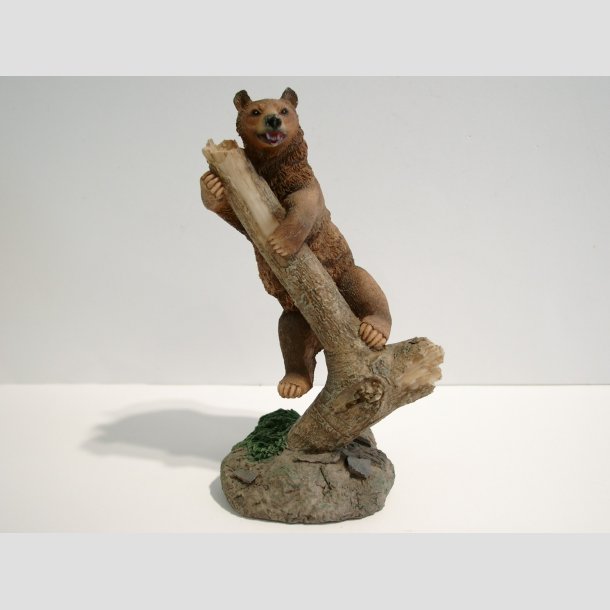 Brune Bjrne Kravlende p Trstup - 15cm ID Deko2