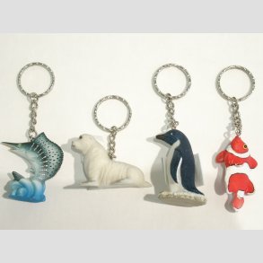 Dyrefigurer - Ngleringe - L 8-10cm (Figur 5-6cm)