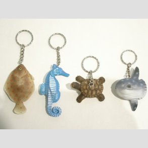 Dyrefigurer - Ngleringe - L 8-14cm (Figur 6-8cm)