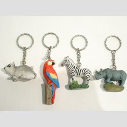 Dyrefigurer - Ngleringe - L 8-12cm (Figur 5-7cm)