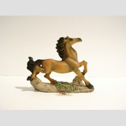 Dyrefigur - Brune Heste Figur - Lille - 8cm