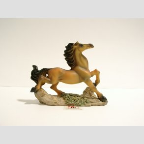 Dyrefigur - Brune Heste Figur - Lille - 8cm