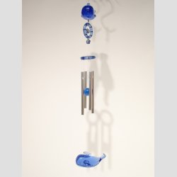 Vindspil Uro - Uro Med Bl Hvaler - Lille 32,5cm