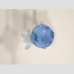 Vindspil Uro - Uro Med Bl Kugle Fisk - Stor 45cm