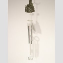 Vindspil - Stl Vindspil Uro - Forslvet Bjrne - 45cm