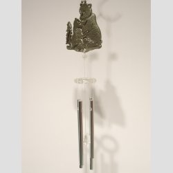 Vindspil - Stl Vindspil Uro - Forslvet Bjrne - 45cm