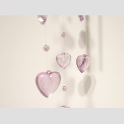 Uro - Stl Ringe Uro - Med Lyslilla Hjerter - 60cm
