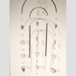 Uro - Stl Ringe Uro - Med Lyslilla Hjerter - 60cm