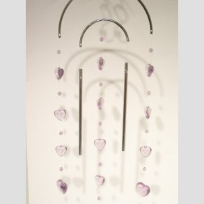 Uro - Stl Ringe Uro - Med Lyslilla Hjerter - 60cm