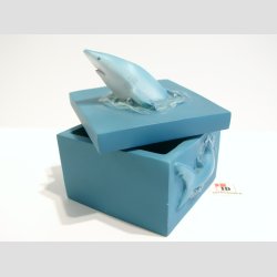 Haj Figur - �ske Med Haj - 7cm